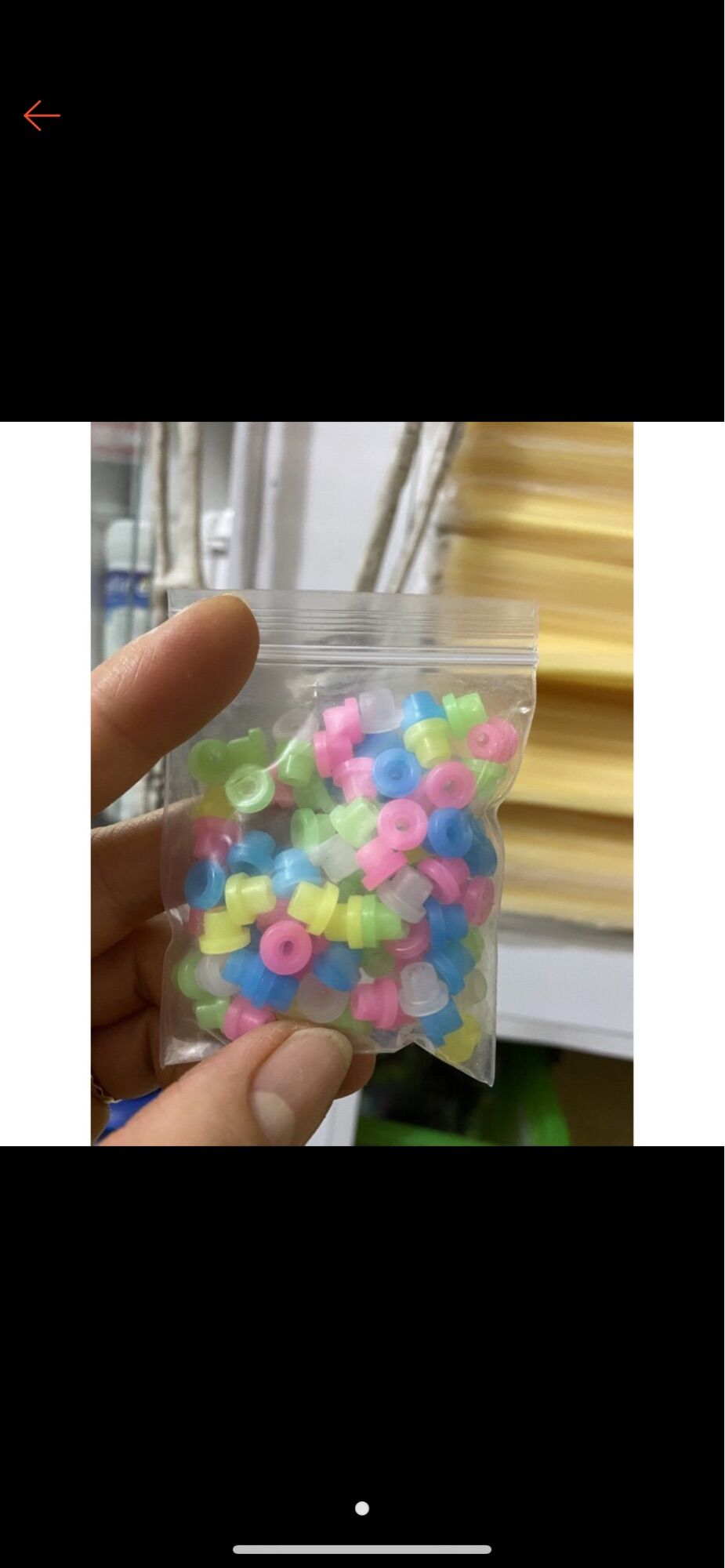 50 chiếc Núm giữ kim silicon