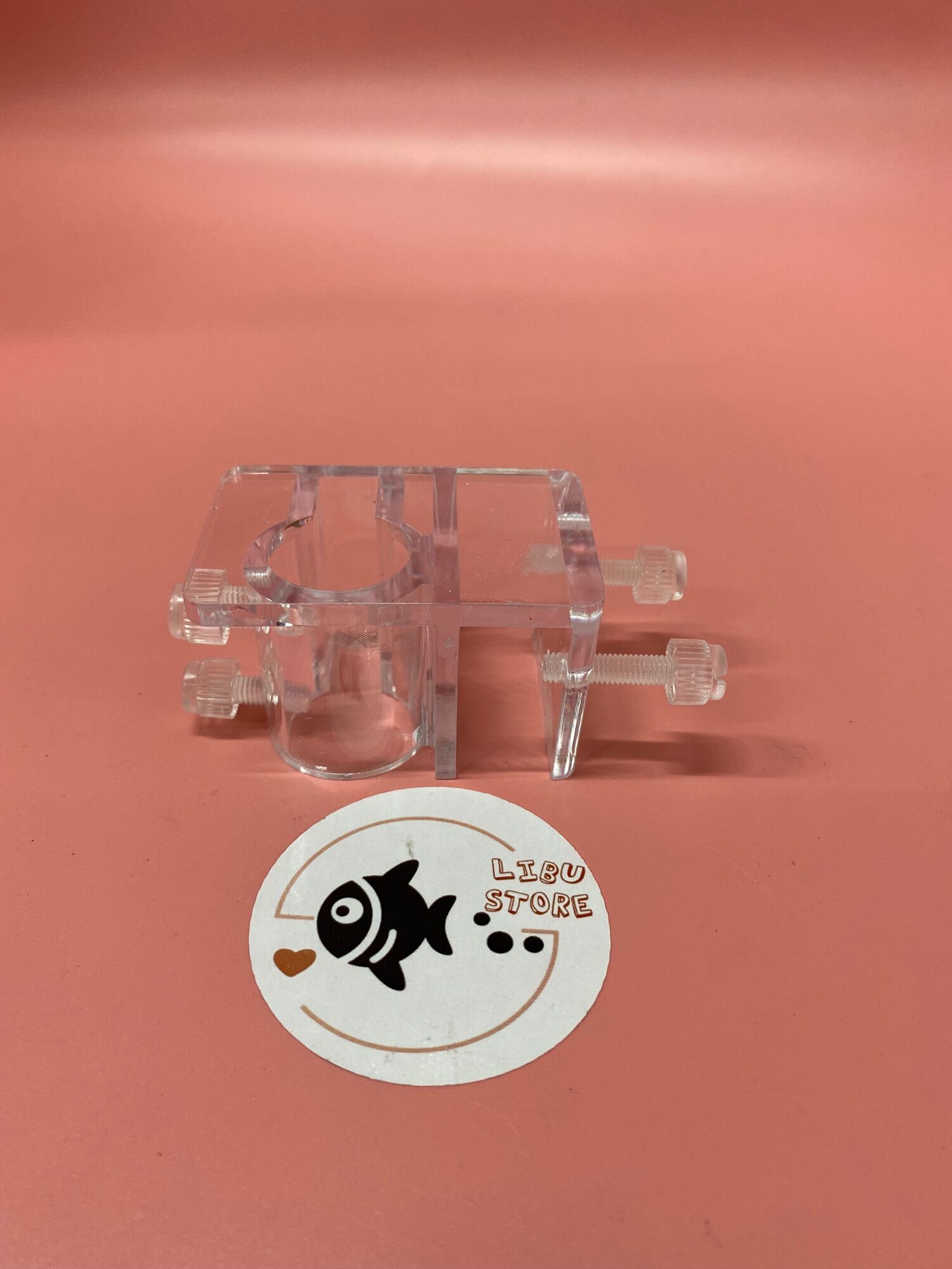 Kẹp ống in out Mica- Kẹp giữ ống in out bể thủy sinh