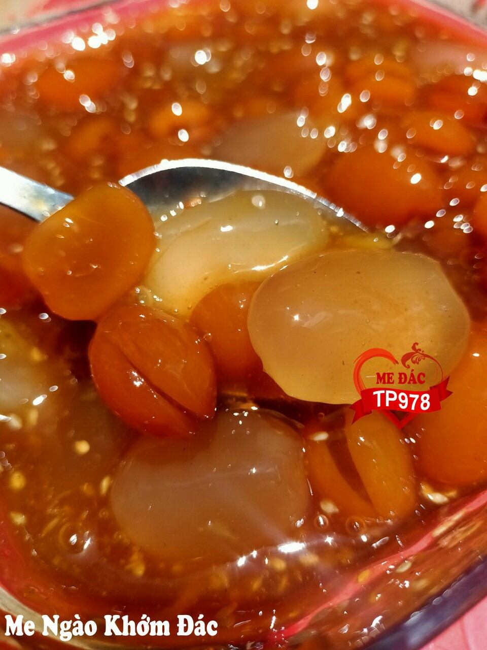 ME NGÀO KHÓM ĐÁC (me ngào hạt dẽo + hạt đác)
