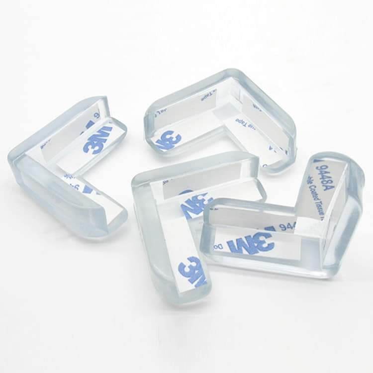 Combo 2 miếng bọc cạnh bàn silicon kèm keo 3m