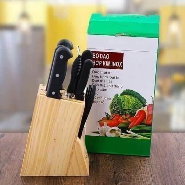 BỘ DAO 8 MÓN KÈM ỐNG GĂM