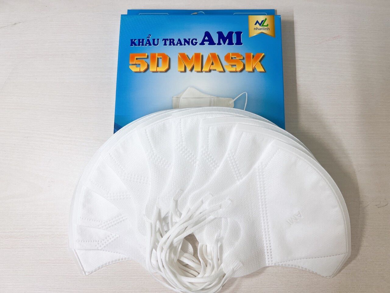 Combo 10 hộp khẩu trang 5d ami mask loại i
