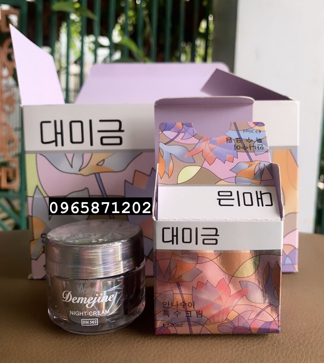 Kem choi - demejine hàn quốc dưỡng trắng da ban đêm