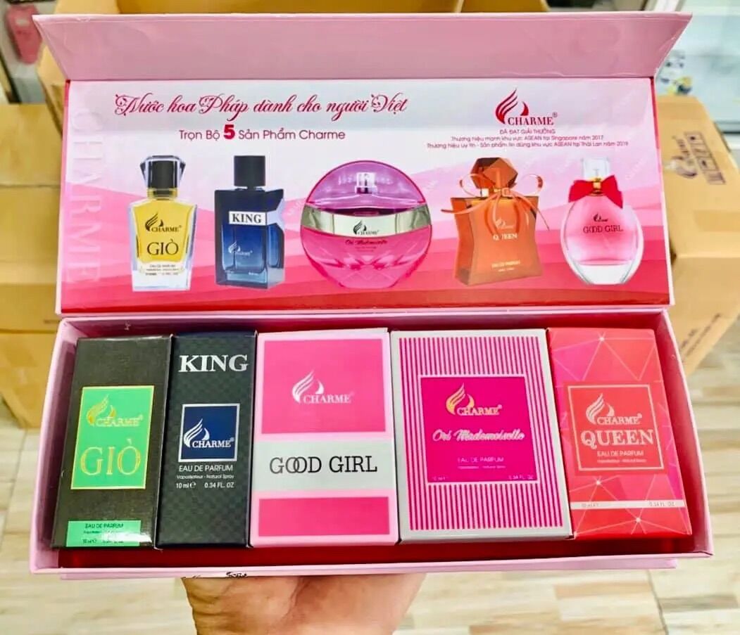 Bộ nước hoa 5 chai mini 10ml