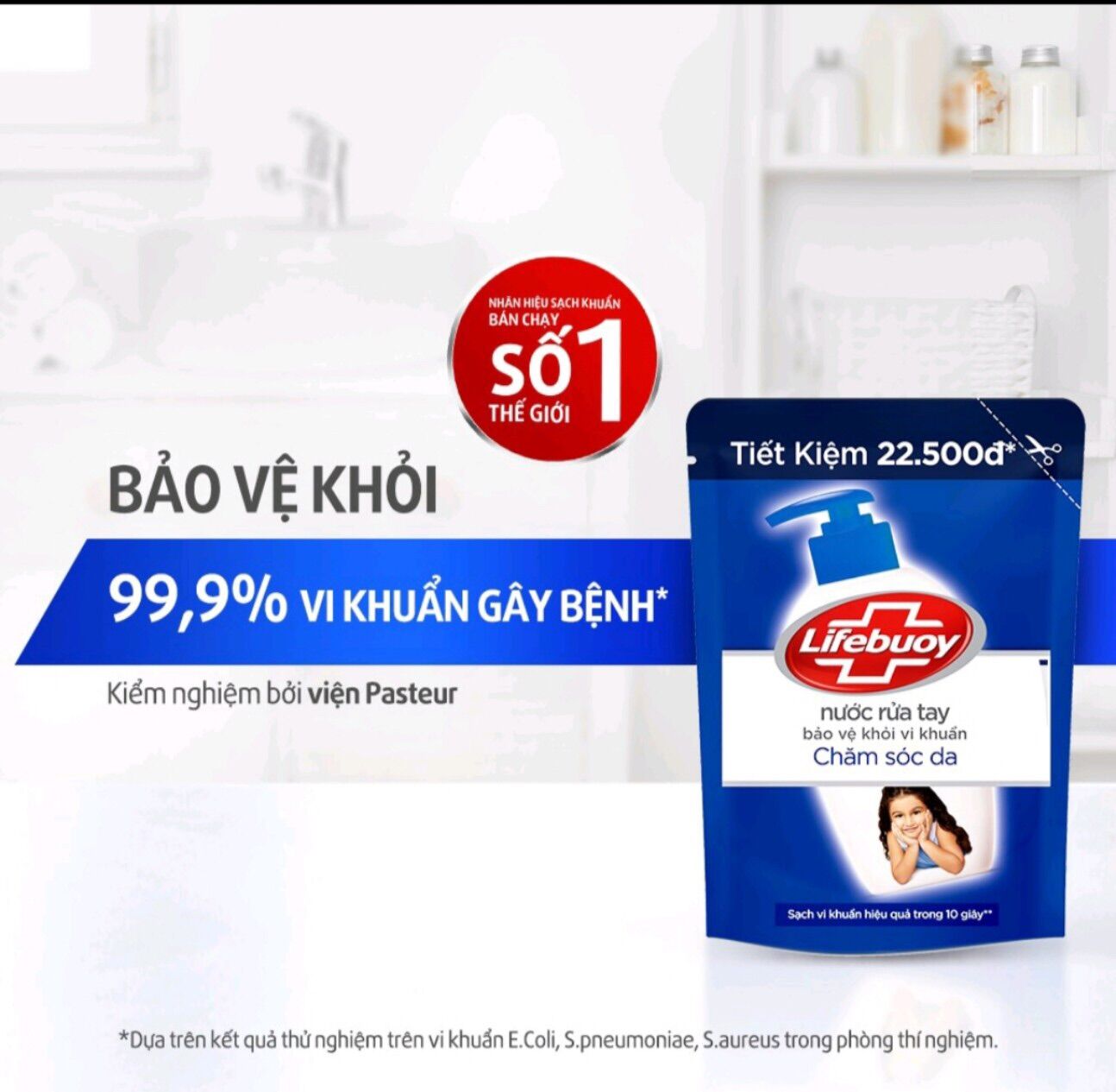 NƯỚC RỬA TAY LIFEBUOY CHĂM SÓC DA 500g