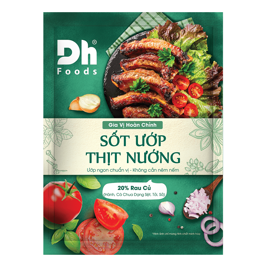 Sốt ướp thịt nướng DH dạng gói 65gr