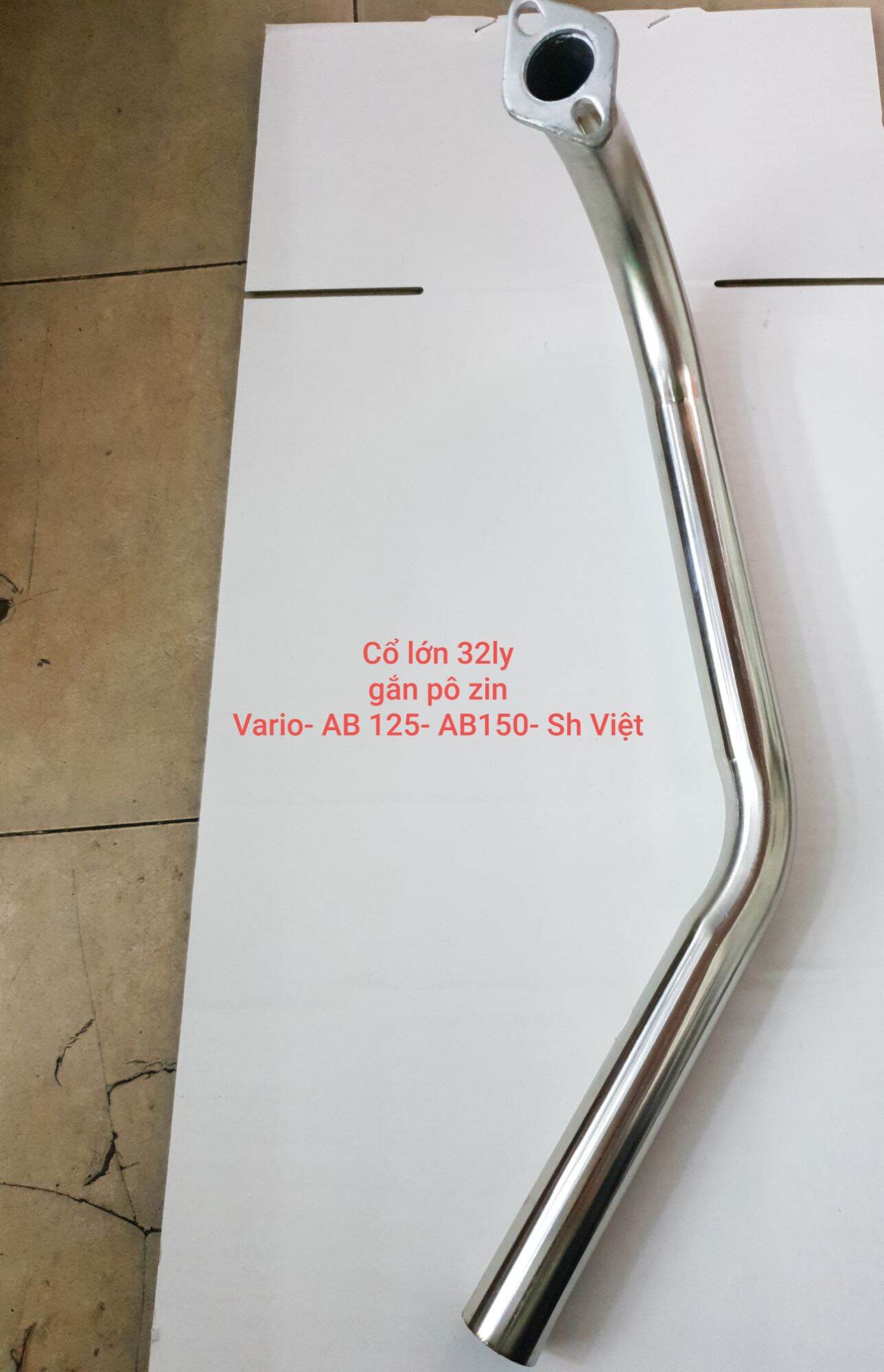Cổ Vario Air Blade Sh việt cổ lớn 32ly gắn pô zin.