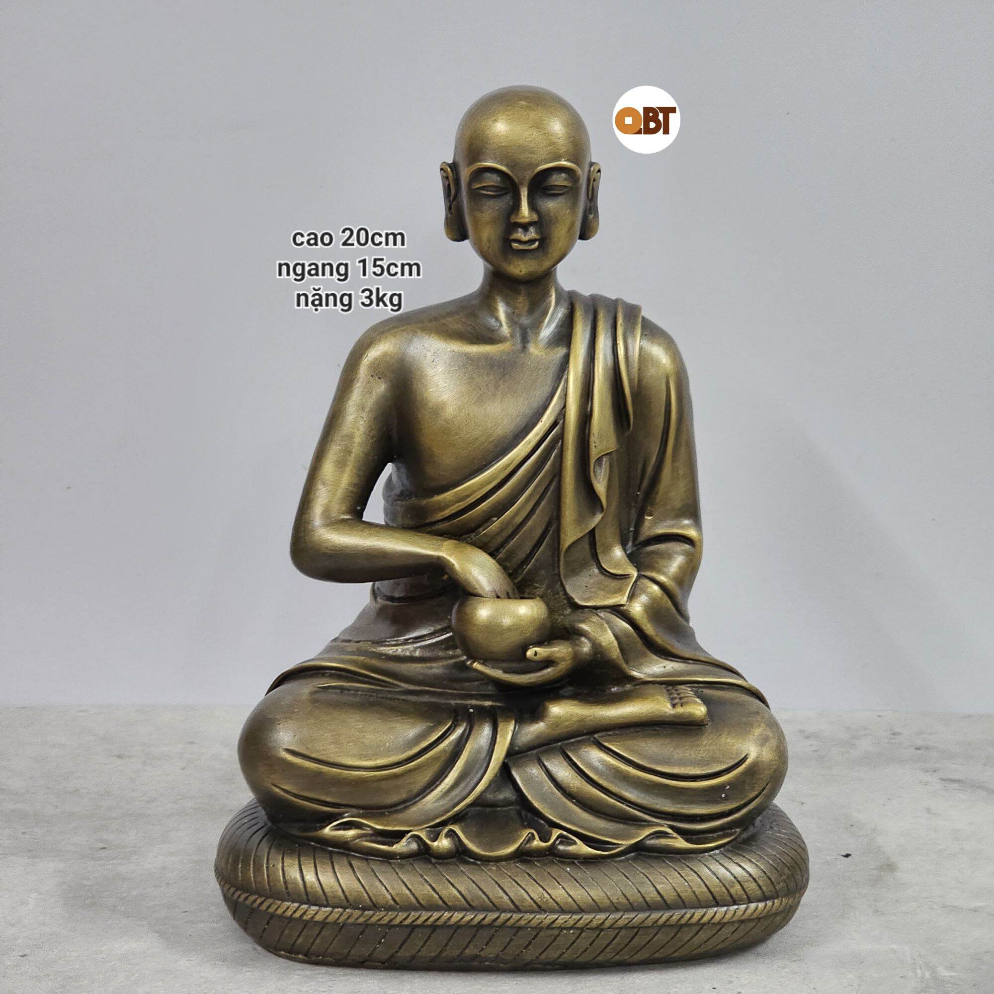 Thánh Tăng Sivali - Thần tài lộc Thái Lan bằng đồng