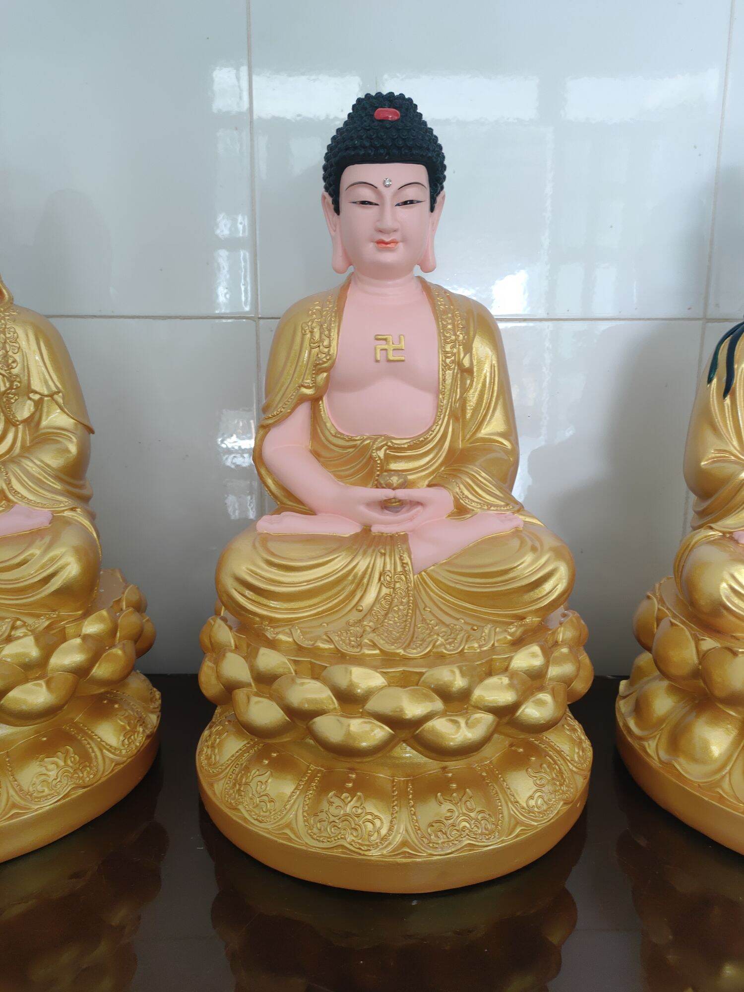 Tượng Ta Bà Tam Thánh cao 30cm