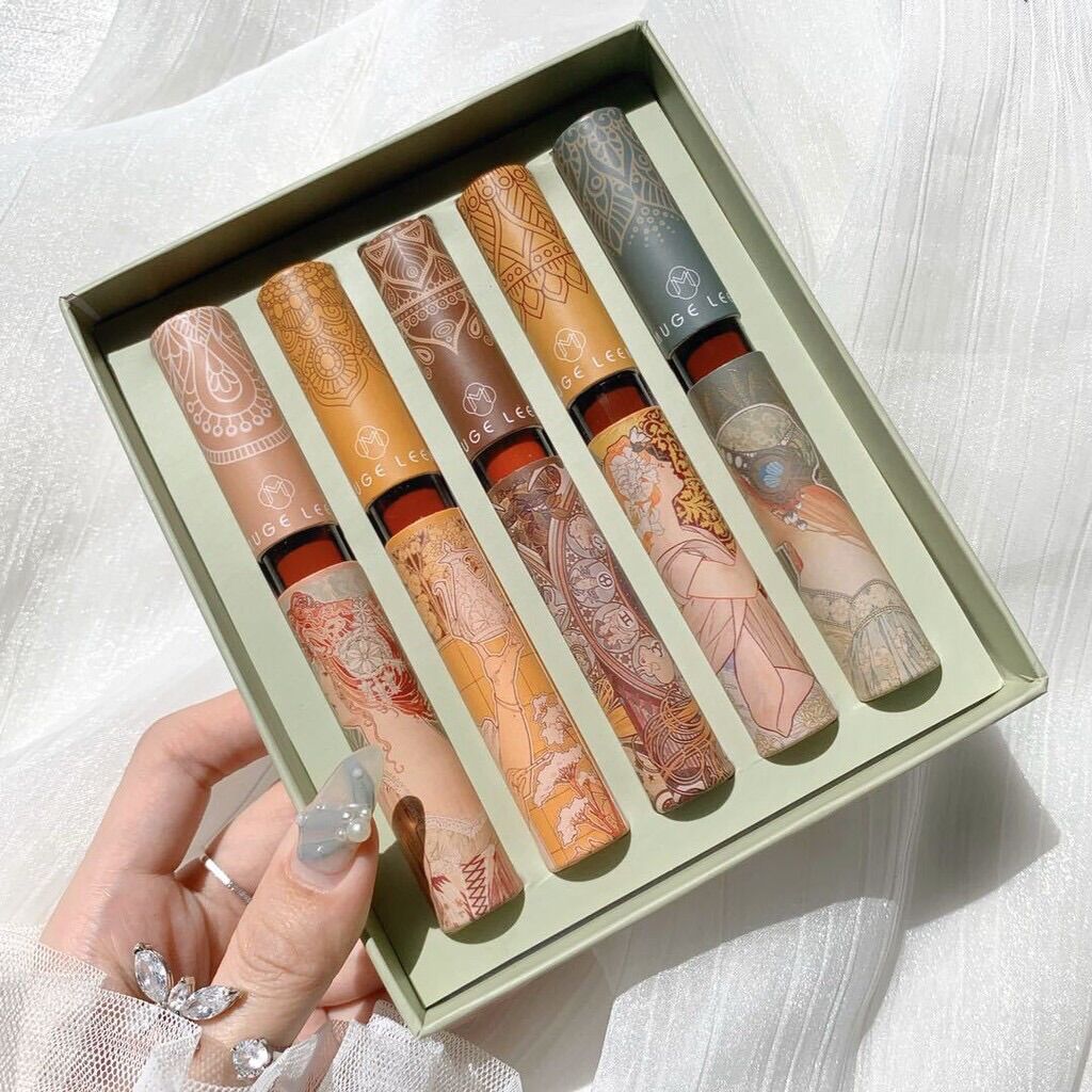 Set son 5 cây son kem Mugeleen cổ trang cao cấp Senabeauty