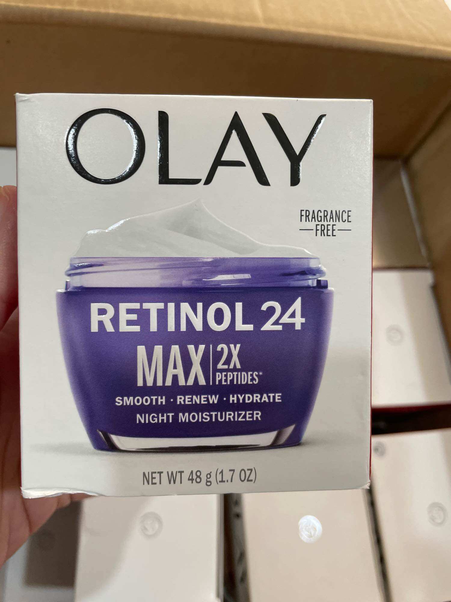 [HCM][Hàng Mỹ/NEW] Kem trắng sáng và dưỡng cấp ẩm da Olay Regenerist Retinol 24 Night Moisturizer (49g)