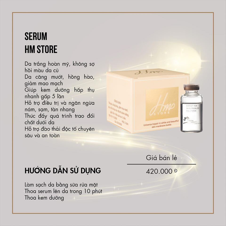 Serum dưỡng trắng HM STORE