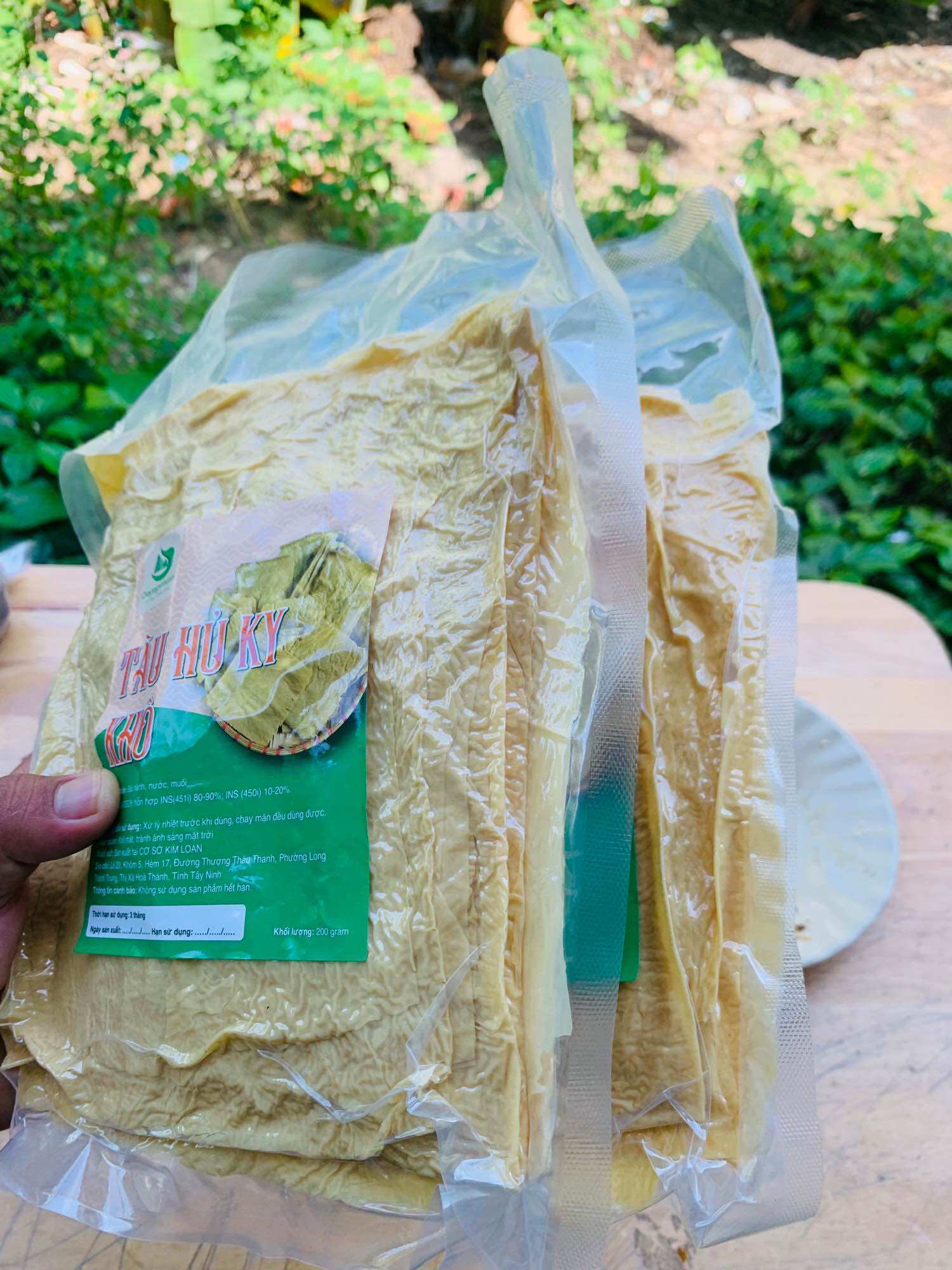 Tàu hủ ky lá khô loại đặc biệt 2 gói 400g