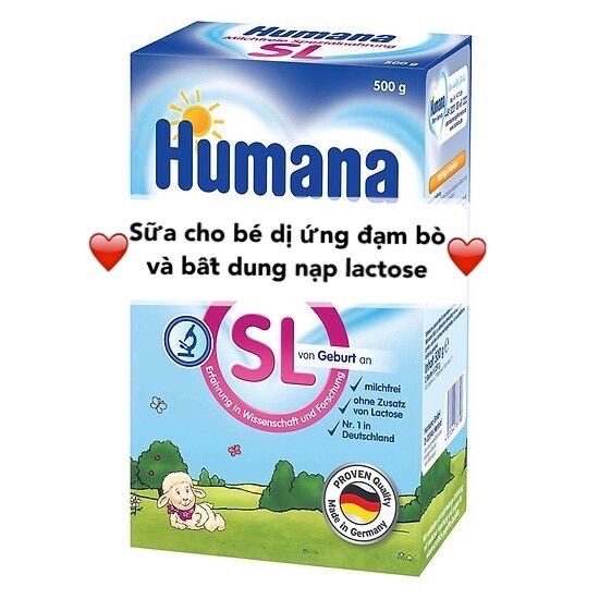 HCMSữa Humana sl 500gr
