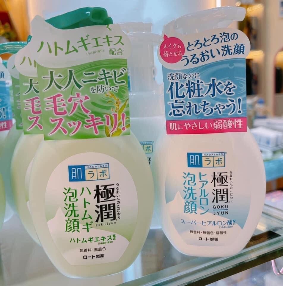 Sữa Rửa Mặt tạo bọt Hada Labo 160ml Nhật Bản.