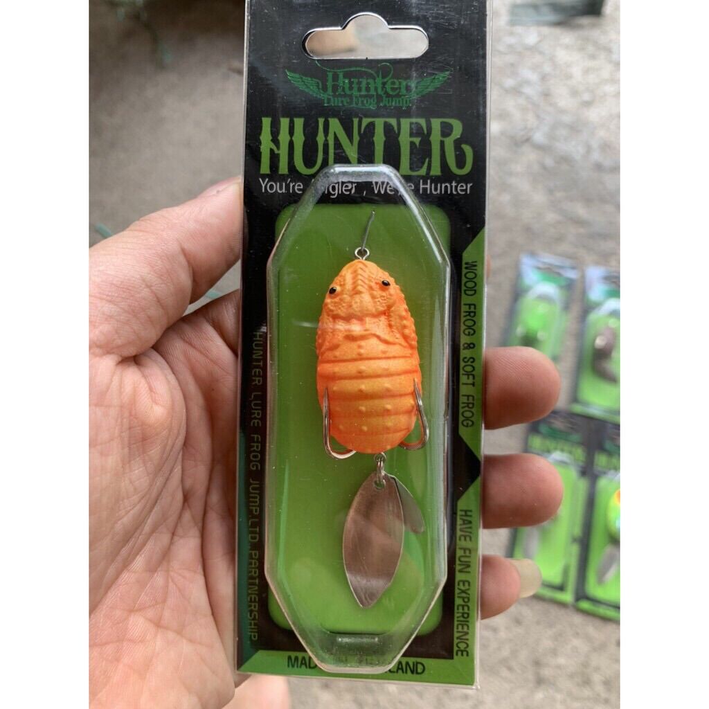 [Nhạy Cá] Mồi nhái giả V4 Hunter nhiều màu sắc ( giao màu ngẫu nhiên)