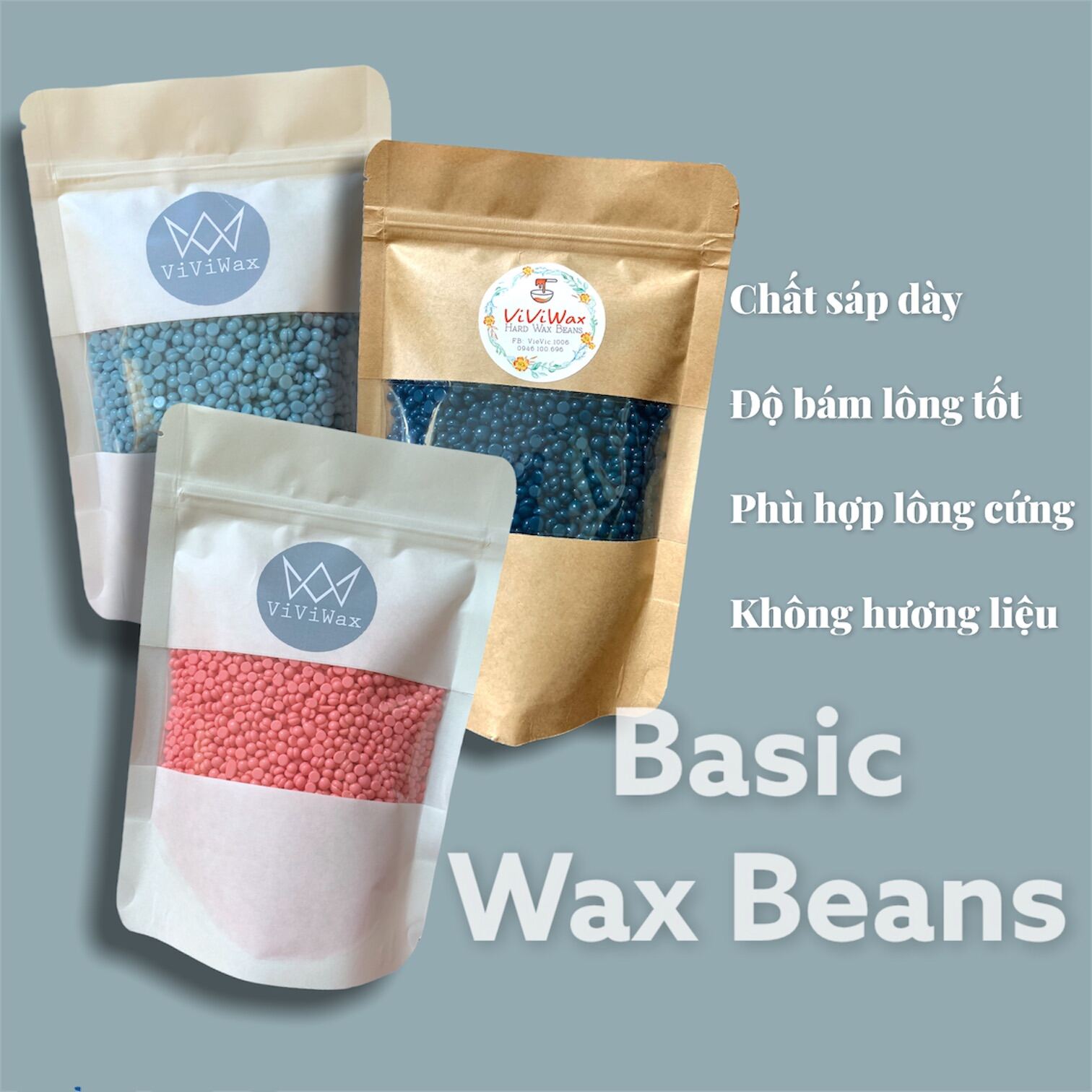 Sáp Wax Lông Nóng Hạt Đậu ( Không Mùi) - Hard Wax Beans 300Gram