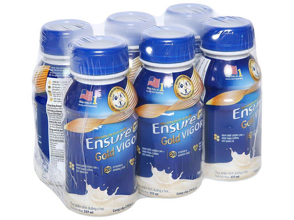 Ensure Gold Vigor vani lốc 6 chai