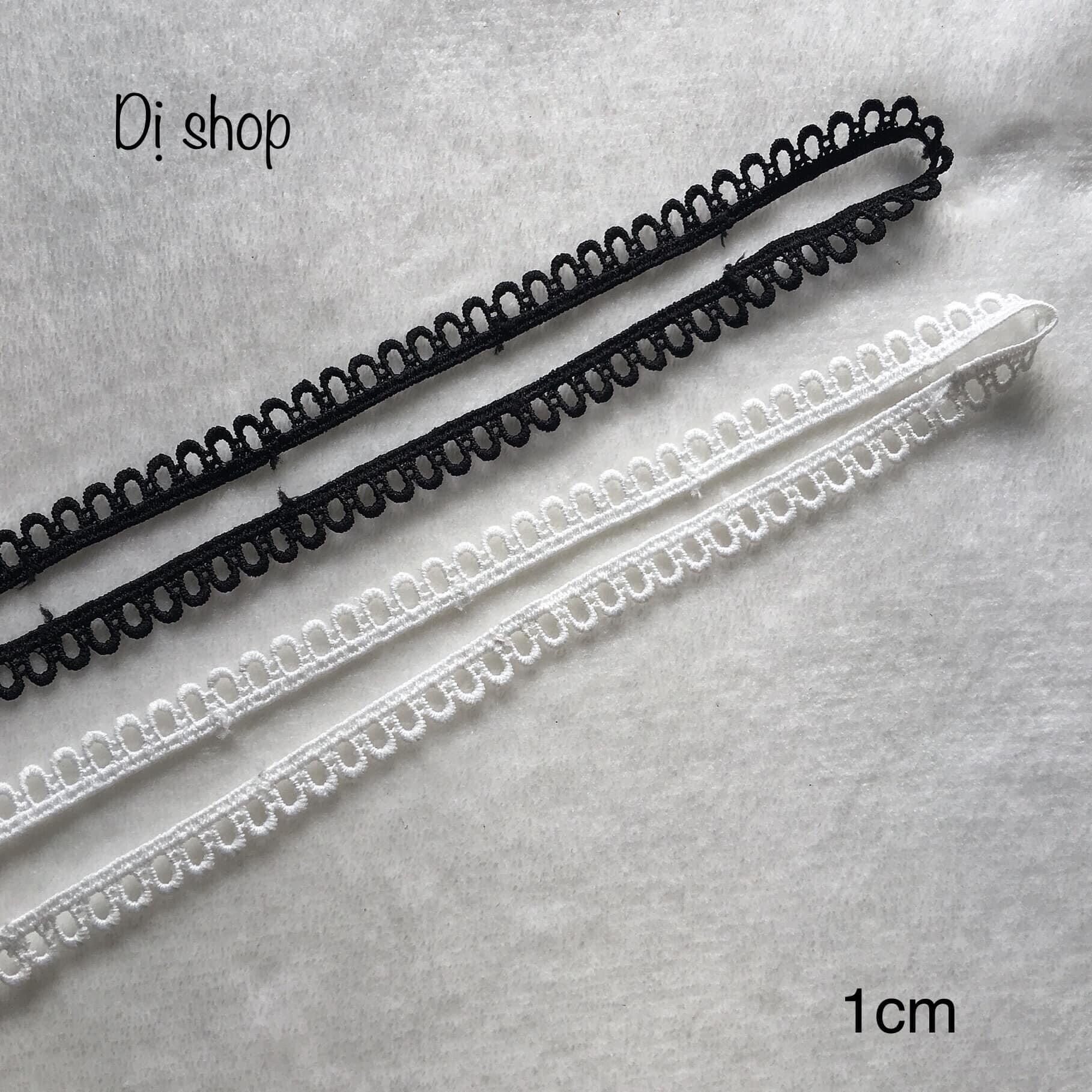 Ren cotton bản 1cm 1 biên