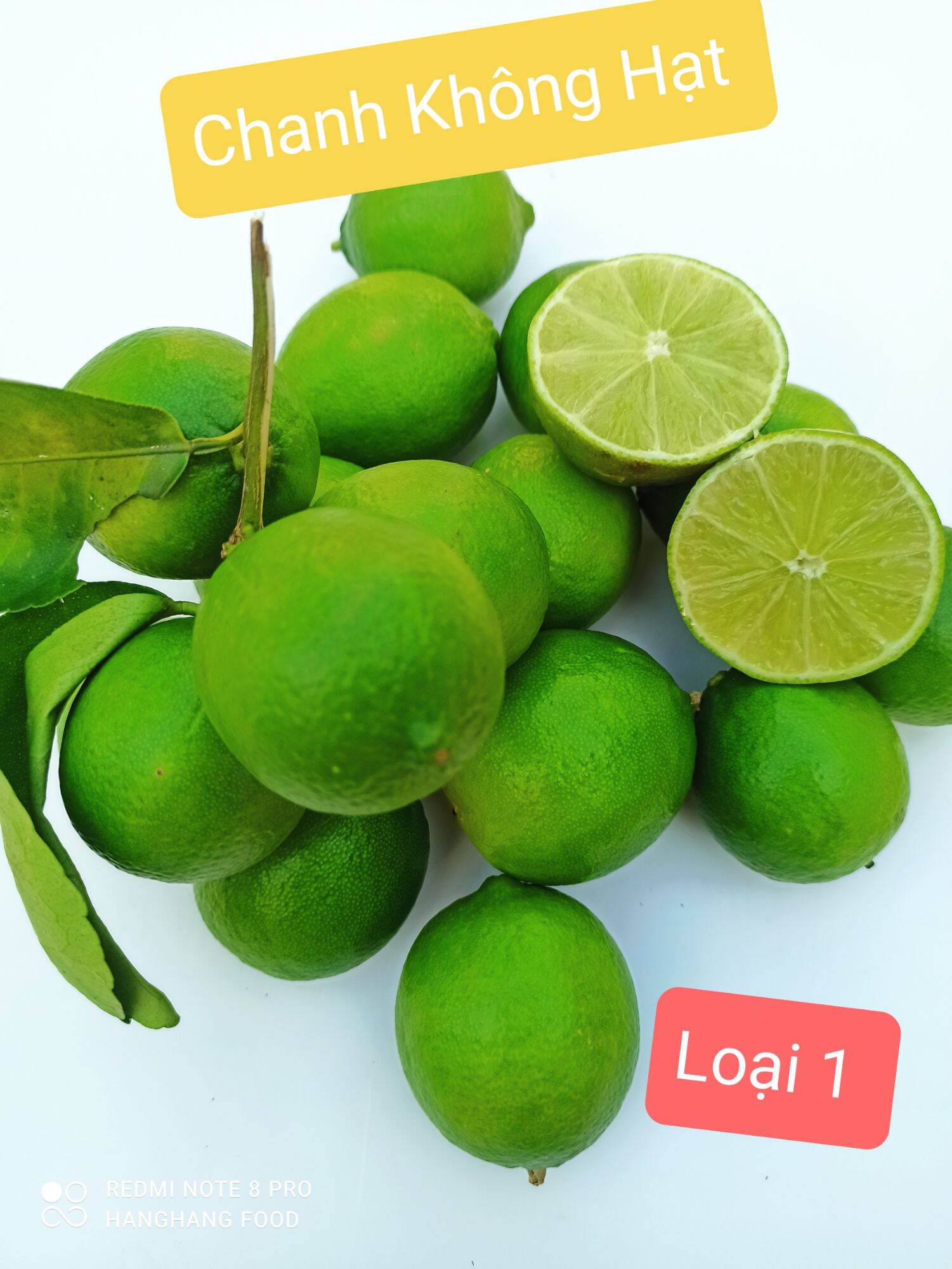 Chanh Không Hạt Tươi nhà trồng hữu cơ 1kg