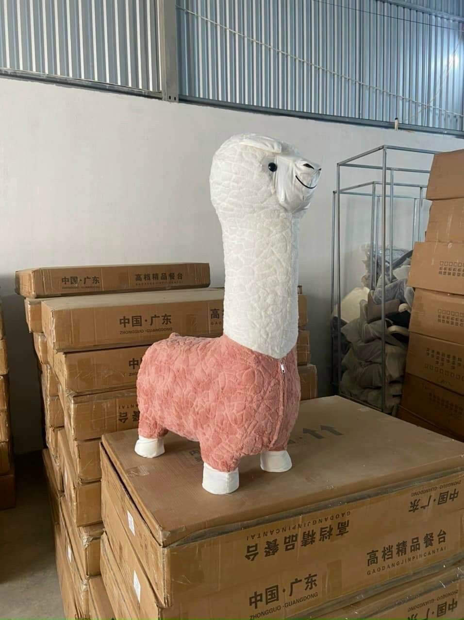 LACASA children's Alpaca toy chair, soft cotton mattress, iron frame, modern high-end imported goods - 3