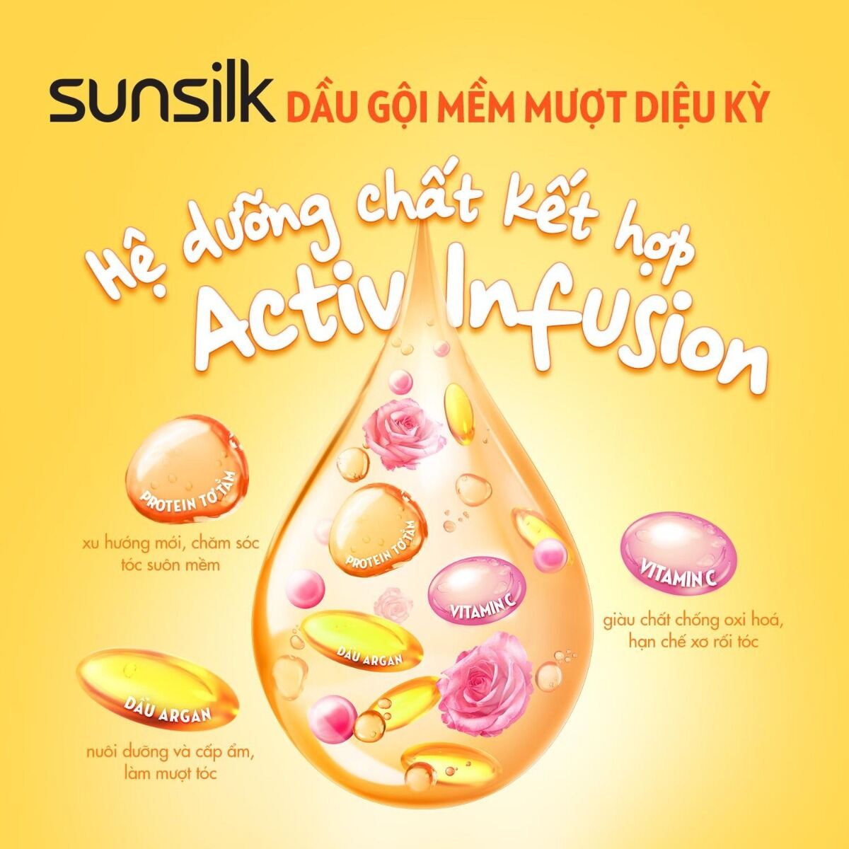 Dầu Gội Đầu Sunsilk chai 900g
