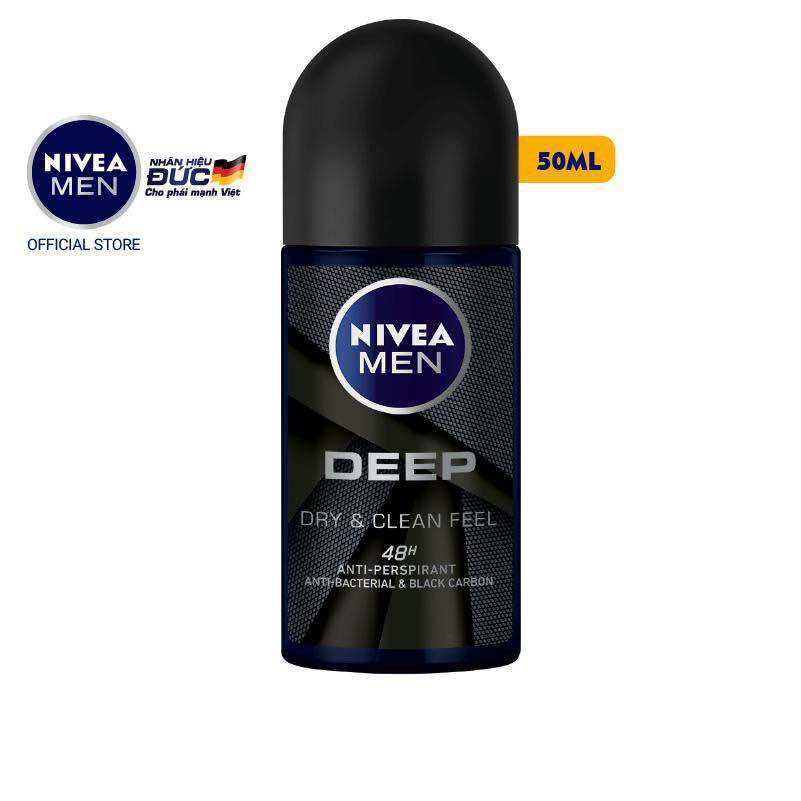 Lăn ngăn mùi nivea men deep than hoạt tính 50ml