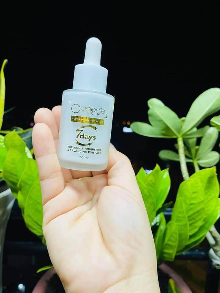 Huyết thanh 7day Queenie skin giúp căng bóng da mịn màng lọ 50,ml