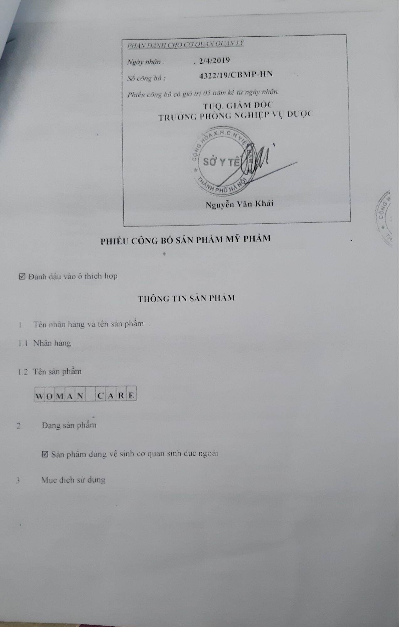 dung dịch vệ sinh phụ nữ woman care