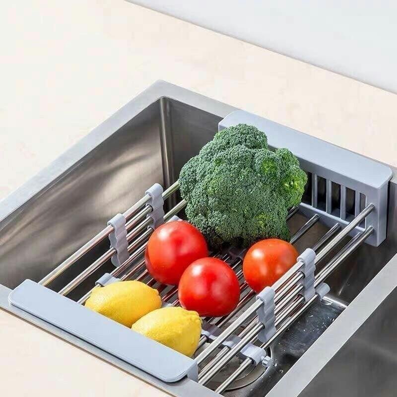 giá rút gọn để trên bồn rửa bát