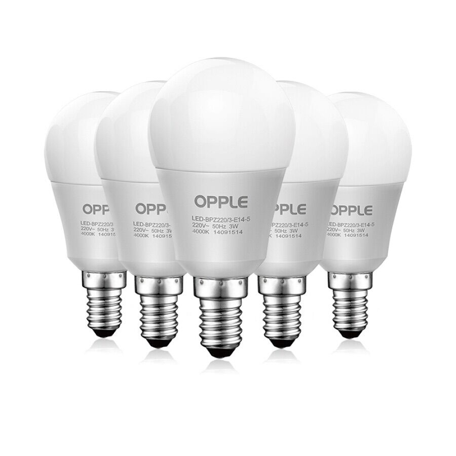 Bóng led 3w opple - bóng led 3w đuôi e14 opple. bóng đèn ngủ e14 3w opple
