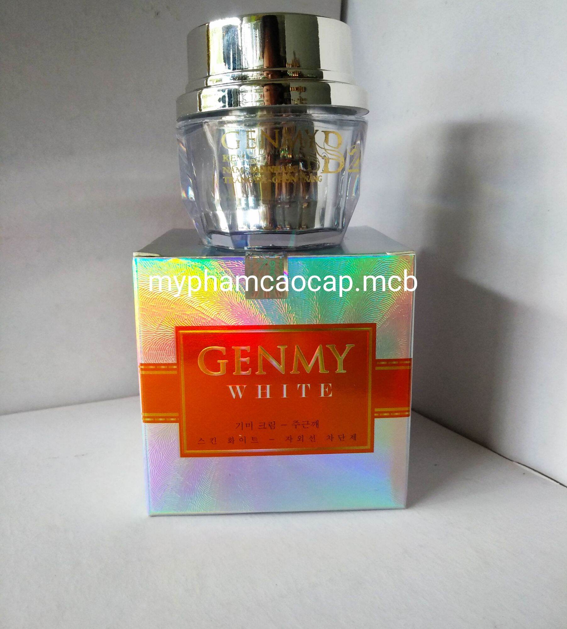 KEM GENMY WHITE b2 NÁM TAN NHANG TRẮNG DA CHỐNG NẮNG 25G