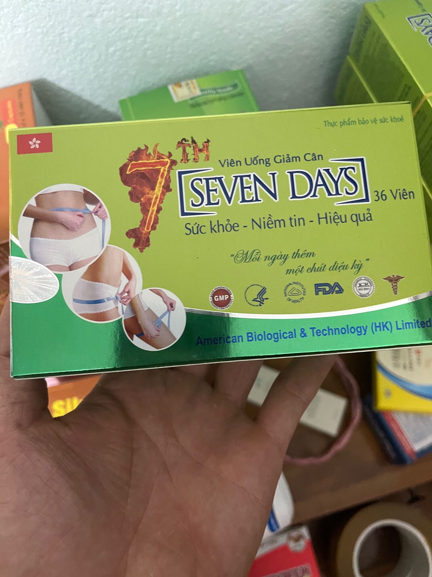GIẢM CÂN SEVENDAY AN TOÀN, HIỆU QUẢ (36 viên)