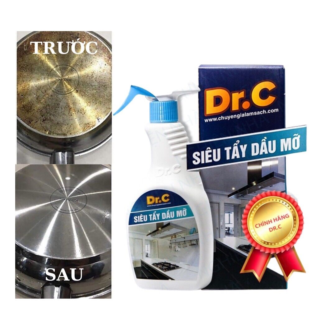 Siêu Tẩy Dầu Mỡ Dr.C Trợ Thủ Đắc Lực Của Chị Em