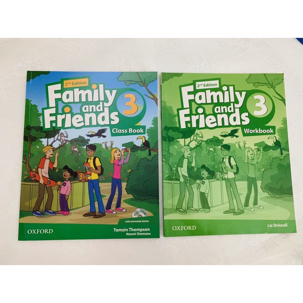 Sách - Bộ Family And Friends 3 - bản 2nd Edition (Bộ 2 cuốn)