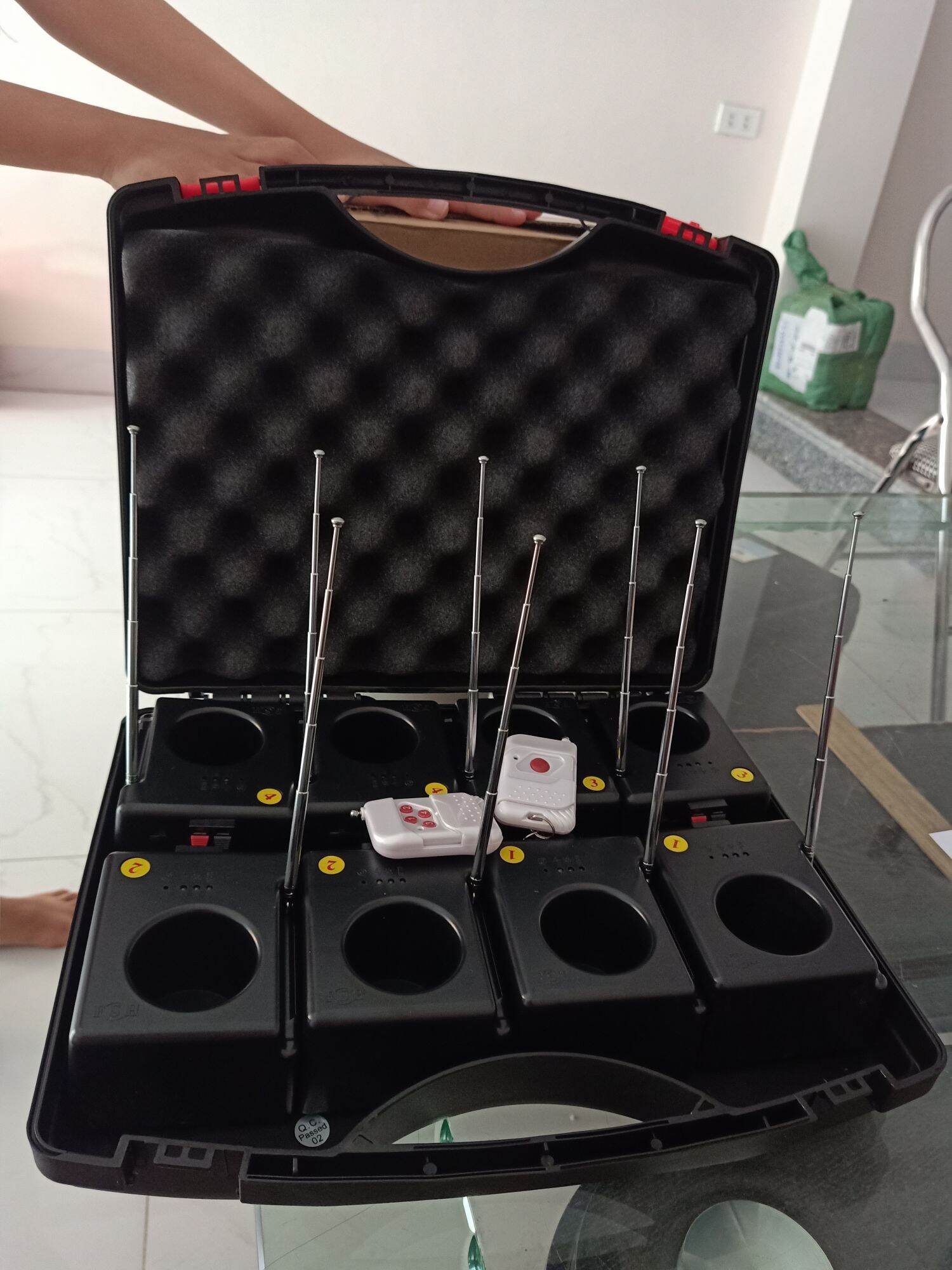 Kích phao 8 đế pin con thỏ Bảo hành 12 tháng
