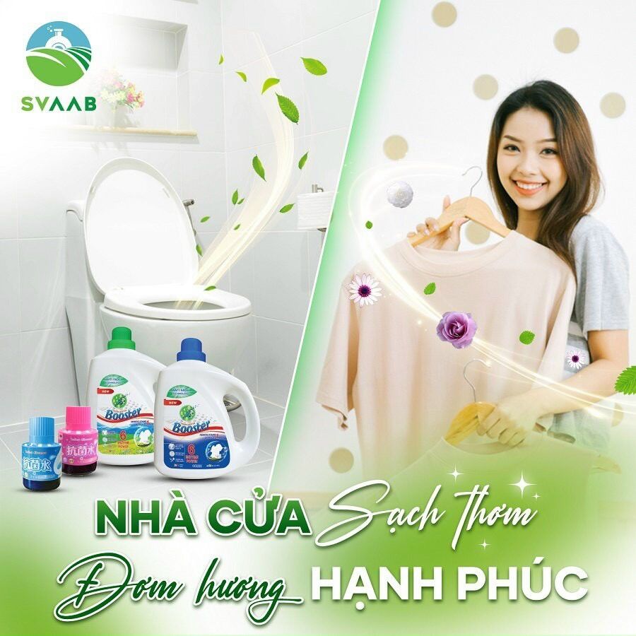 Thùng nước giặt Booster 4 can thiên nhiên