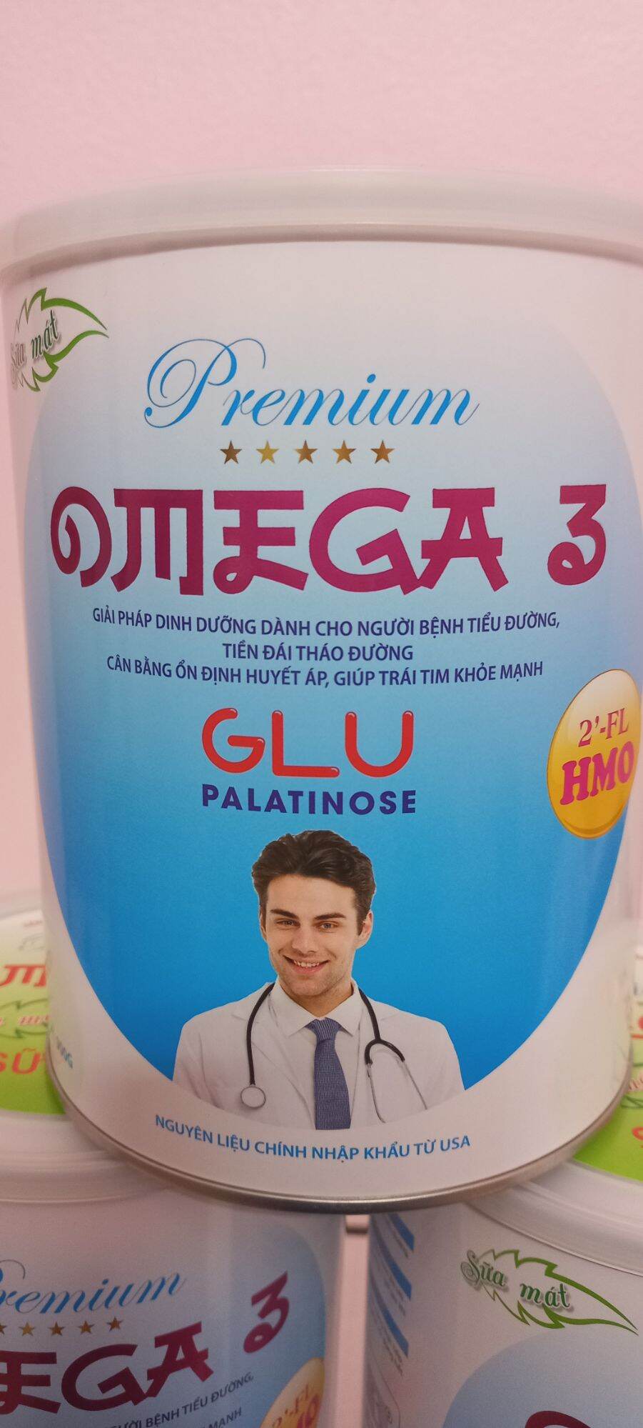 Sữa bột Omega 3 glu palatinose cho người tiểu đường