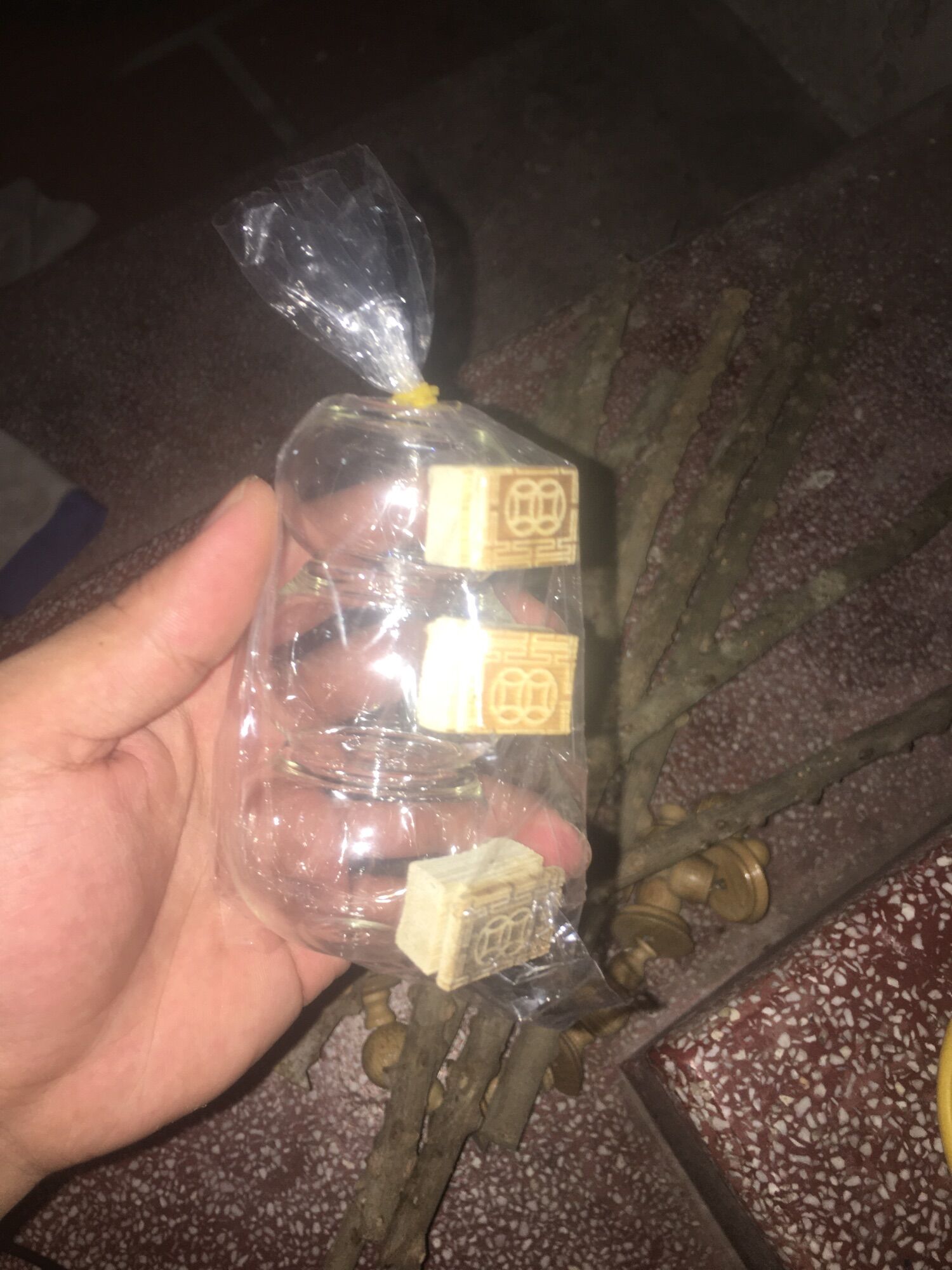 Cóng thủy tinh cho chim chào mào