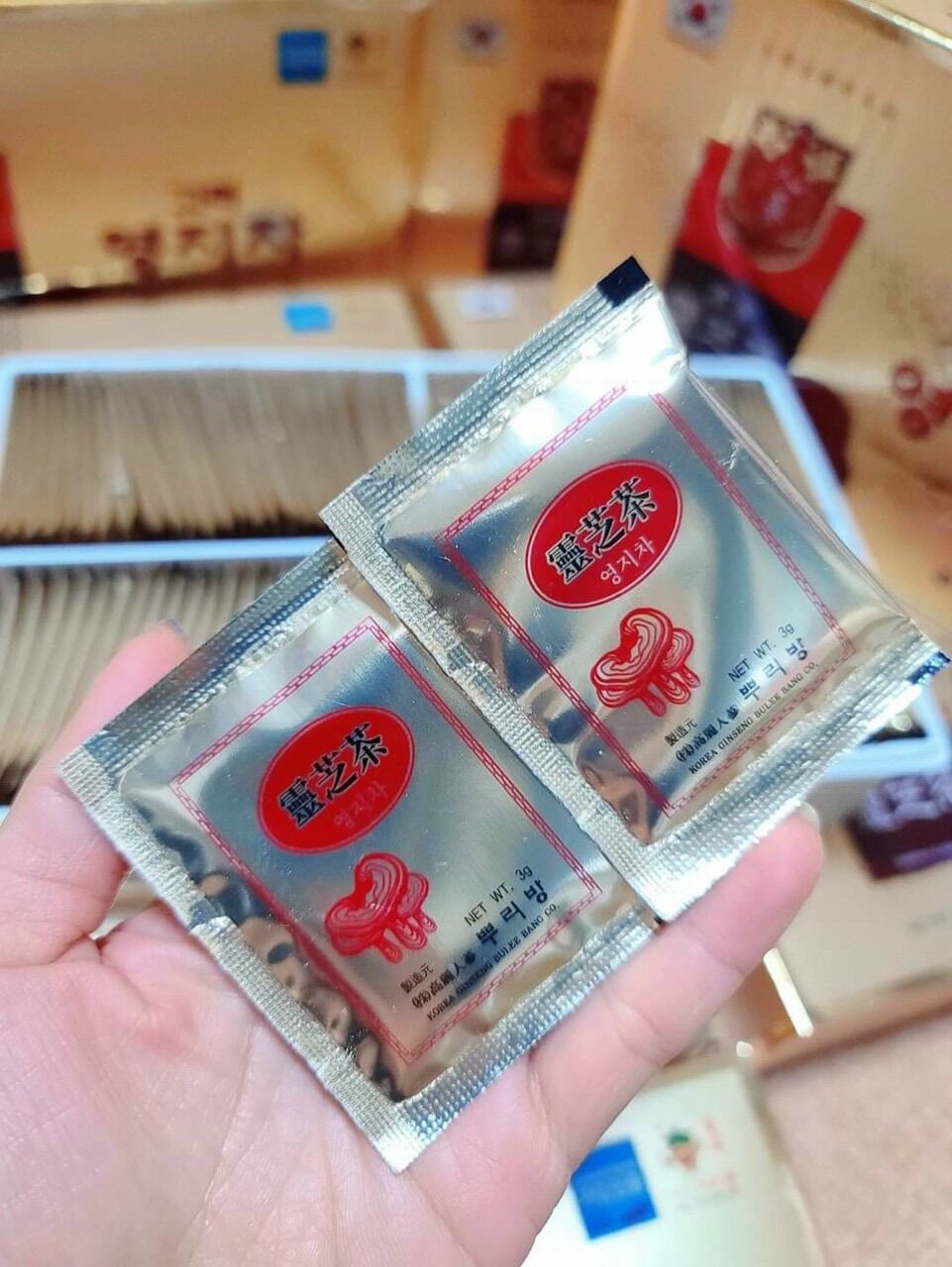 Trà Hồng Sâm Hàn Quốc 100 gói x 3g