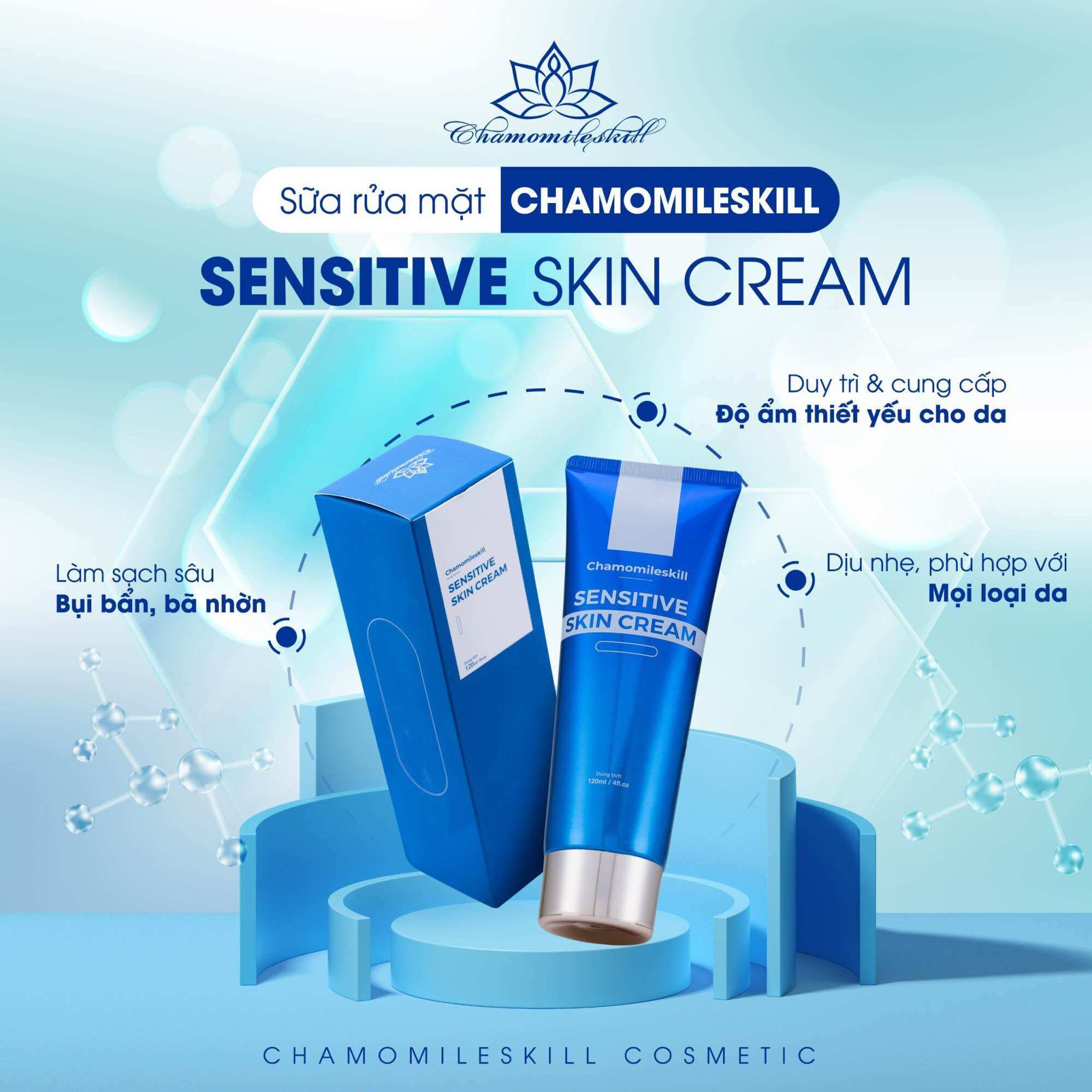 Sữa Rửa Mặt Chamomileskill Tặng Quà Kèm Theo