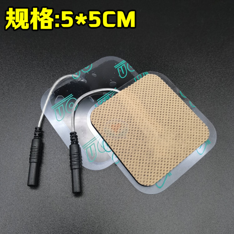 ( lOẠI 1) 01 cặp miếng dán điện xung máy điện châm hoa đà SDZ _II (CẶP VUÔNG TO BẢN)