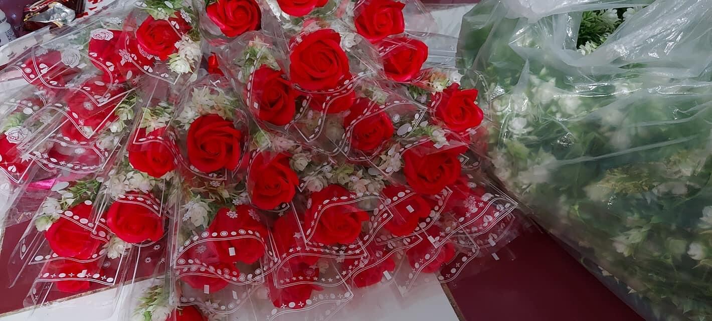 Bó hoa sáp 1 bông đẹp