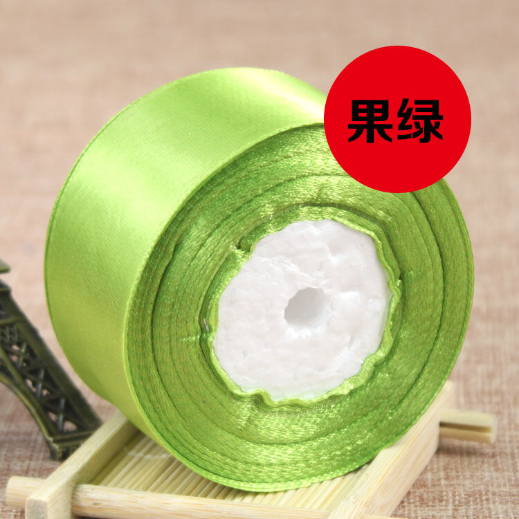 Ruy Băng Lụa Đỏ 1/2/3cm Ruy Băng Satin Ruy Băng Trang Trí Đám Cưới Ruy Băng Đóng Gói Ruy Băng Vải DI