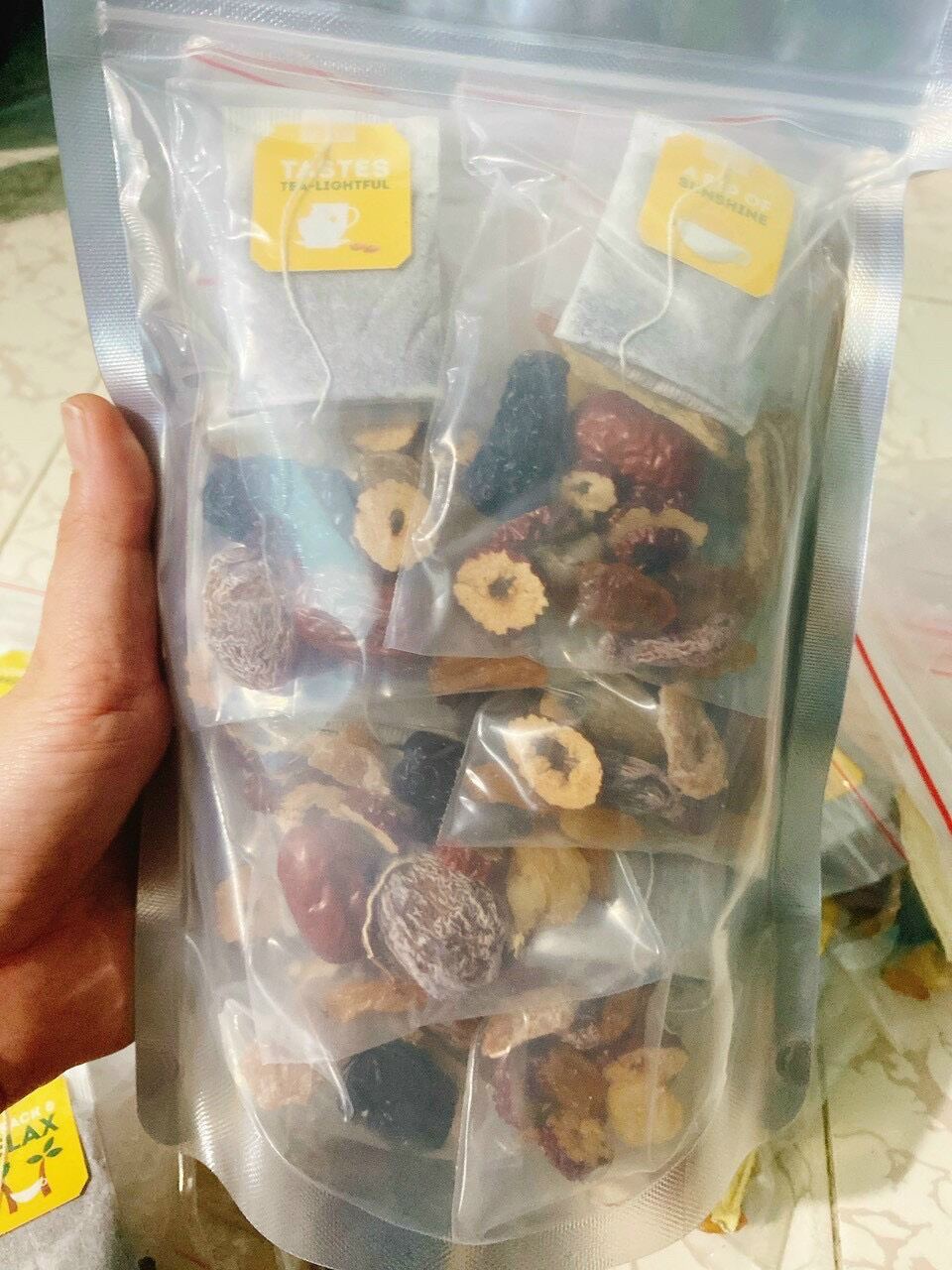 Set 10 gói Trà Lipton thảo mộc cam thảo xí muội
