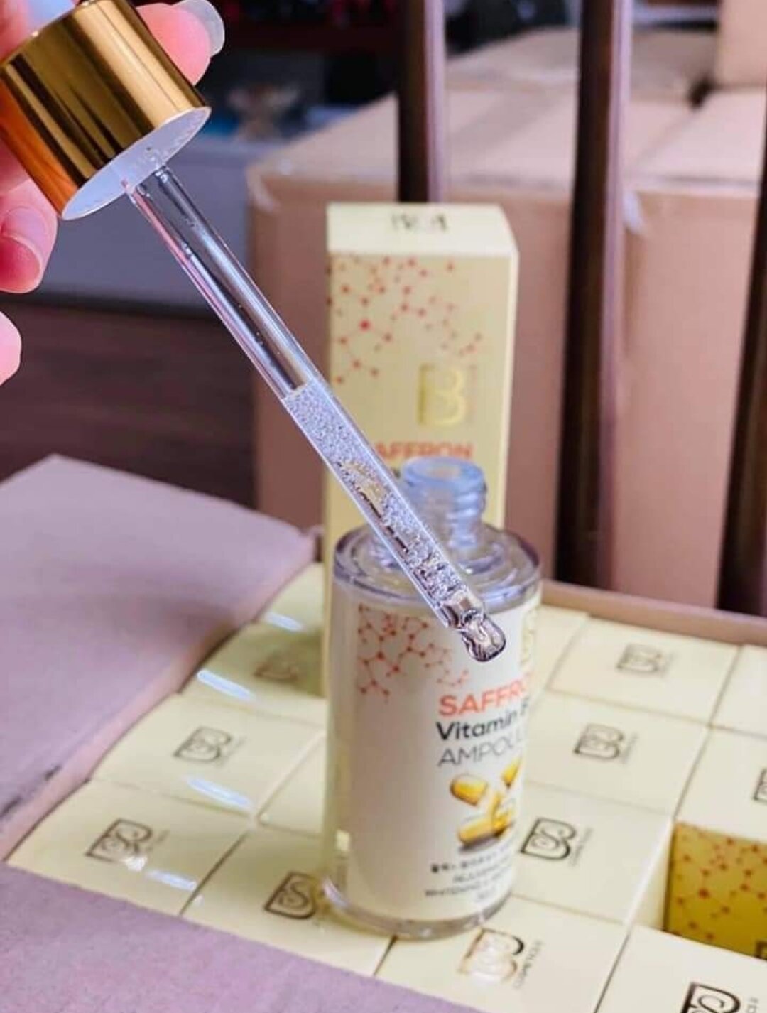 Serum Saffron Vitamin B5 Ampoule