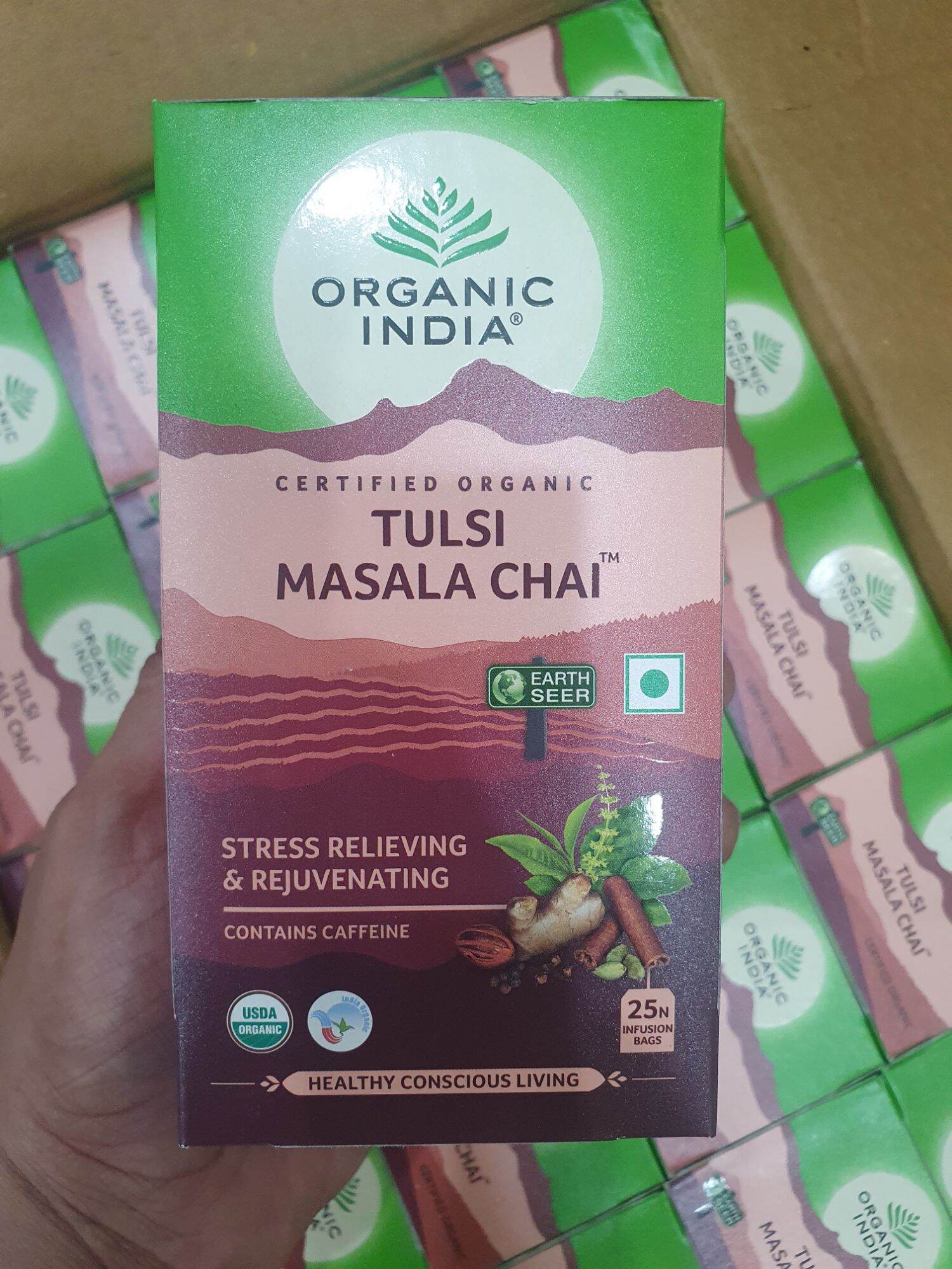 Organic India Tulsi Tummy, 25 tea bags – NZ Health Store