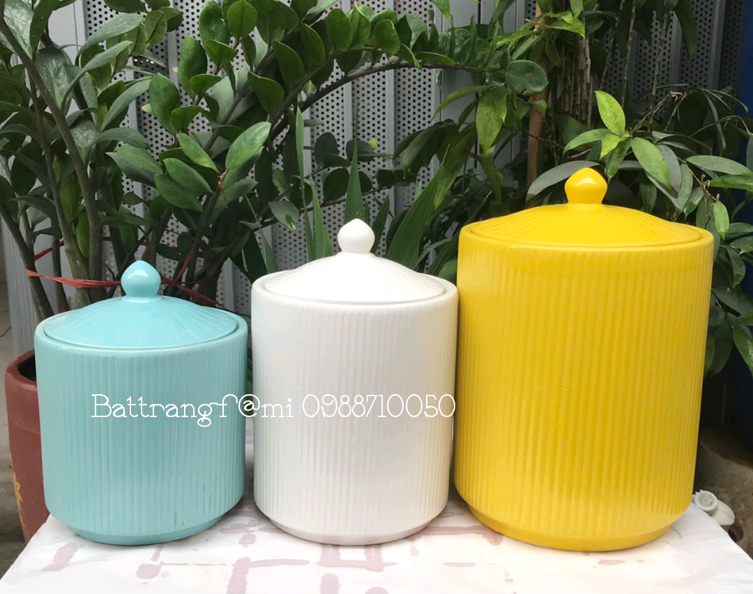 Bình nước sứ Bát Tràng (mẫu mới), dung tích 4 lít, 6 lít, 10 lít
