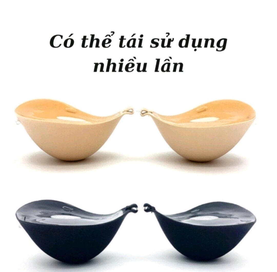 Áo Dán Nâng Ngực Siêu Độn Dày 5cm Silicon Siêu Dính