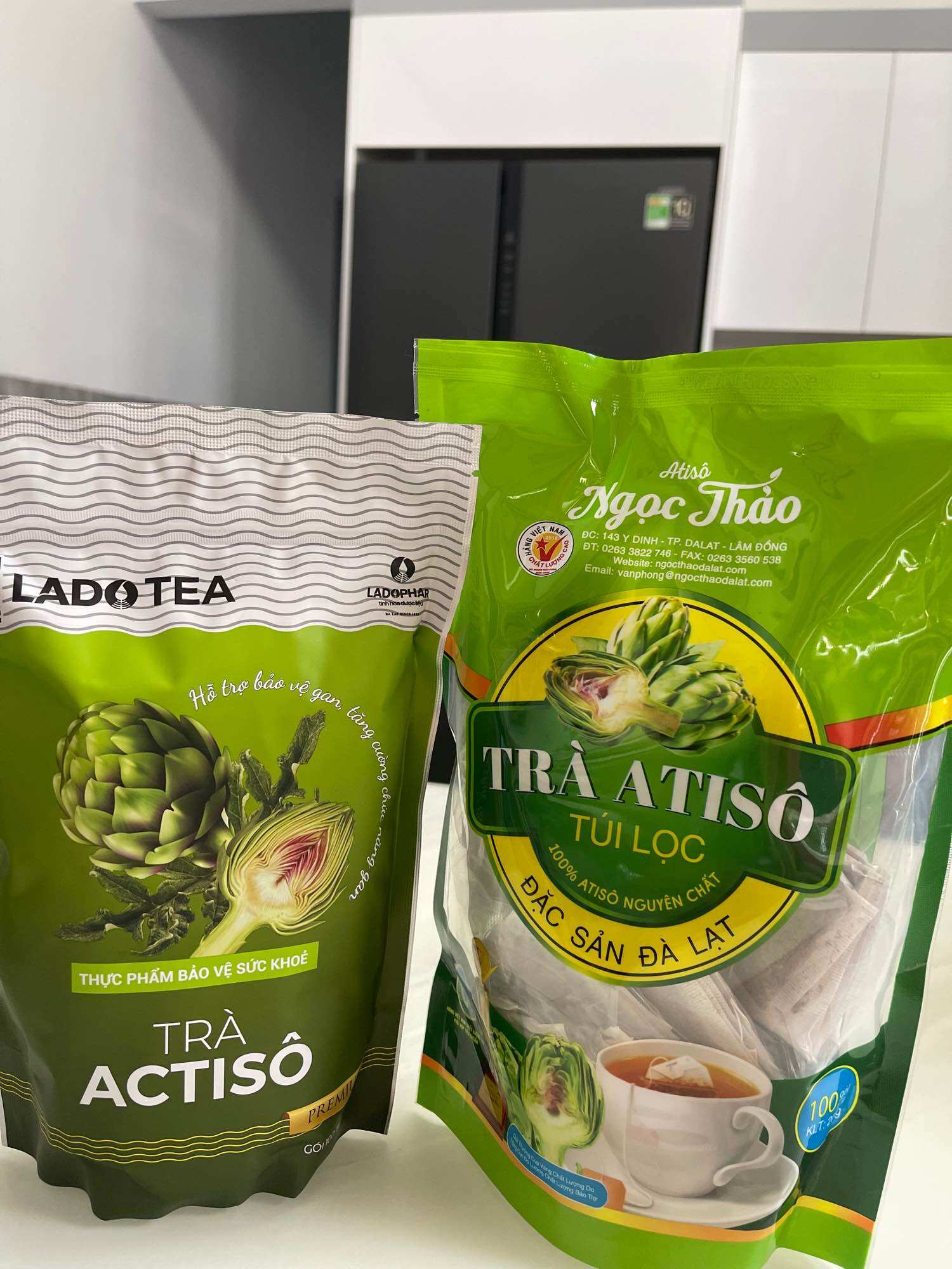 Combo 2 gói trà actiso mỗi gói 100 Túi Lọc